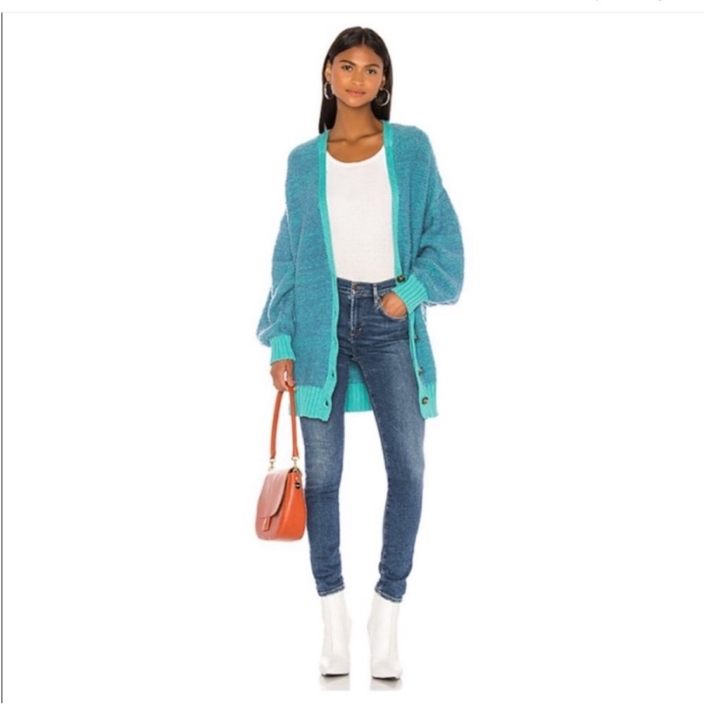 NWT FP Snow Drop Cardigan Button Slouchy - Size XS - Picture 2 of 11